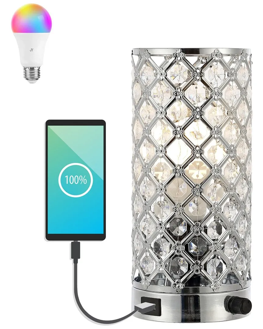 Lucie Mini Table Lamp - Chrome