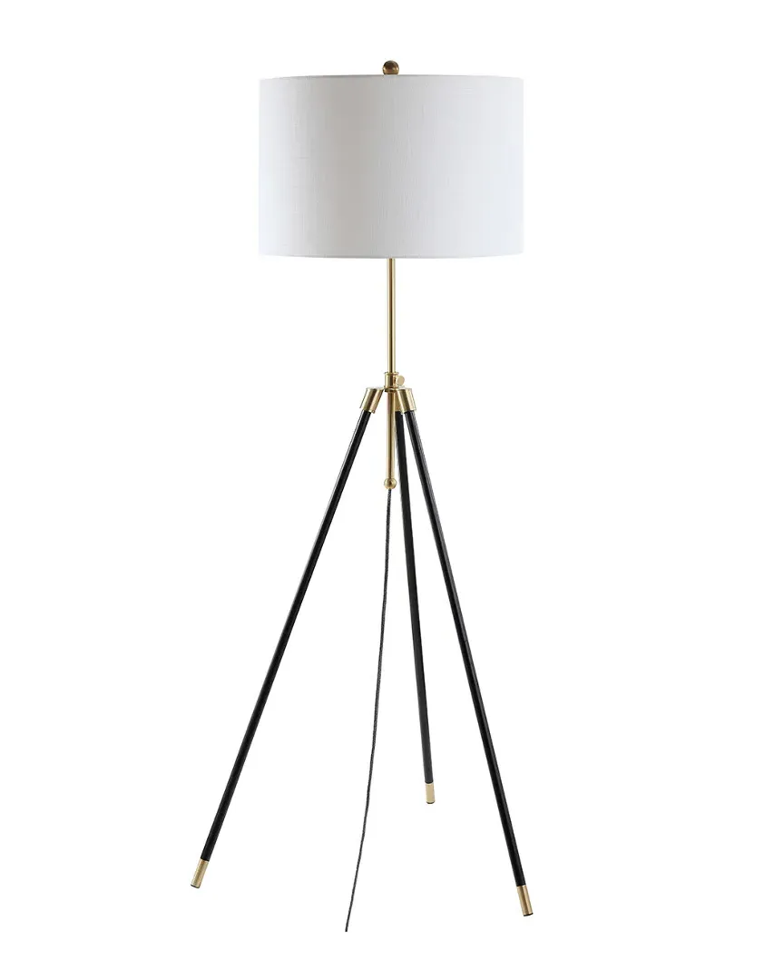 Lucius 67in Floor Lamp - Black, Brass image