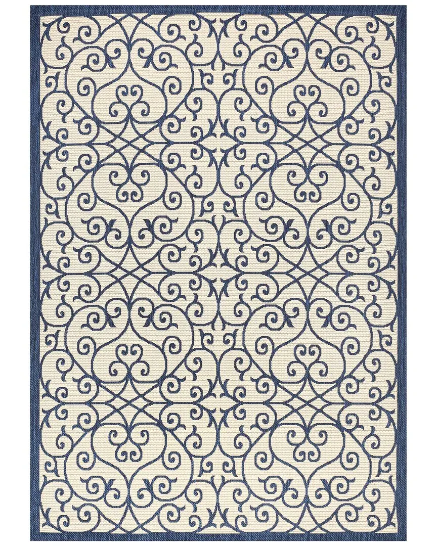 Madrid Indoor/Outdoor Rug - Navy, Polypropylene