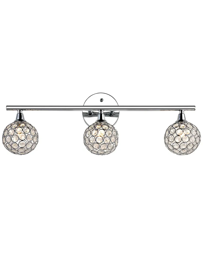 Maeve 3-Light Vanity Light - Chrome, Iron/Glass
