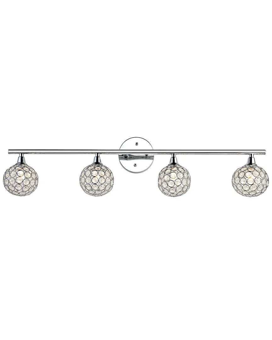 Maeve 4-Light Vanity Light - Chrome, Iron/Glass