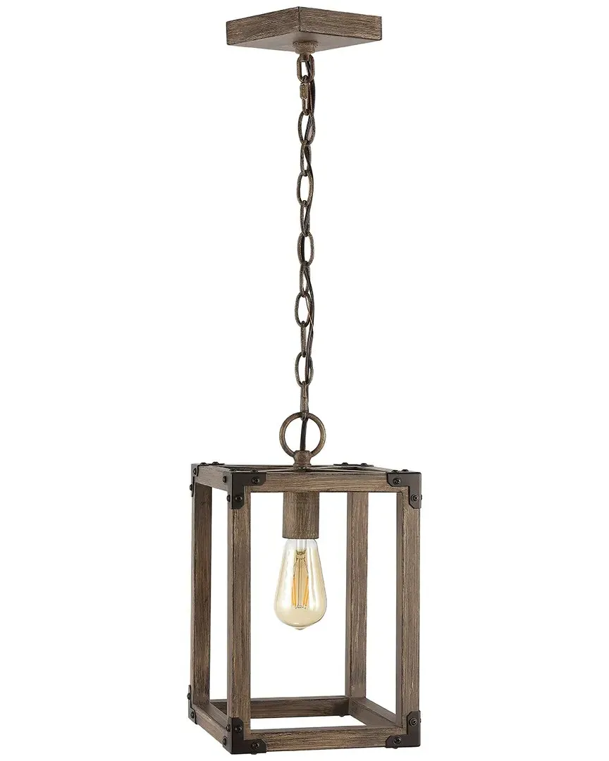 Magnolia Adjustable LED Pendant - Brown, Iron