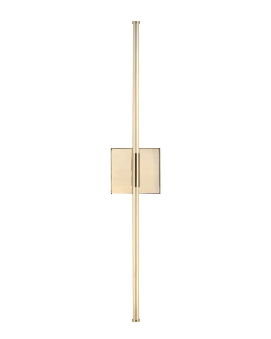 Makena 28in Dimmable LED Metal Wall Sconce - Gold