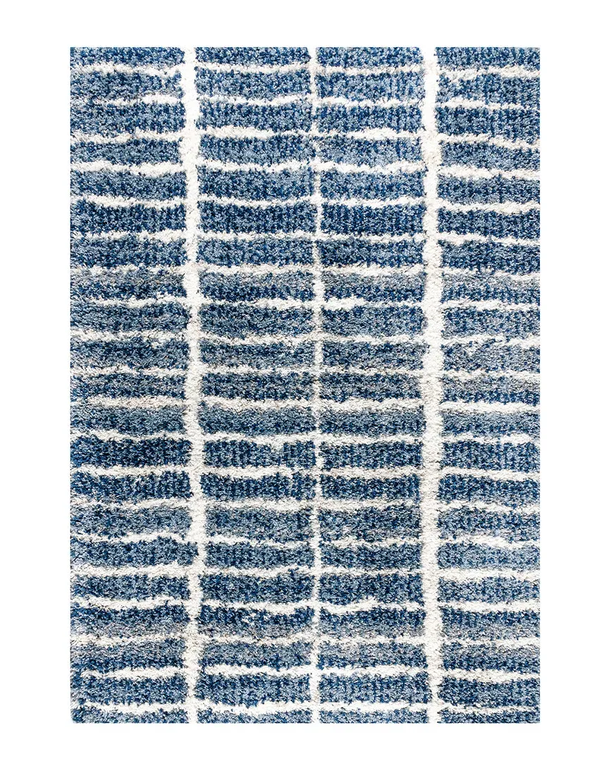 Malibu Shag Rug - Indigo Blue image