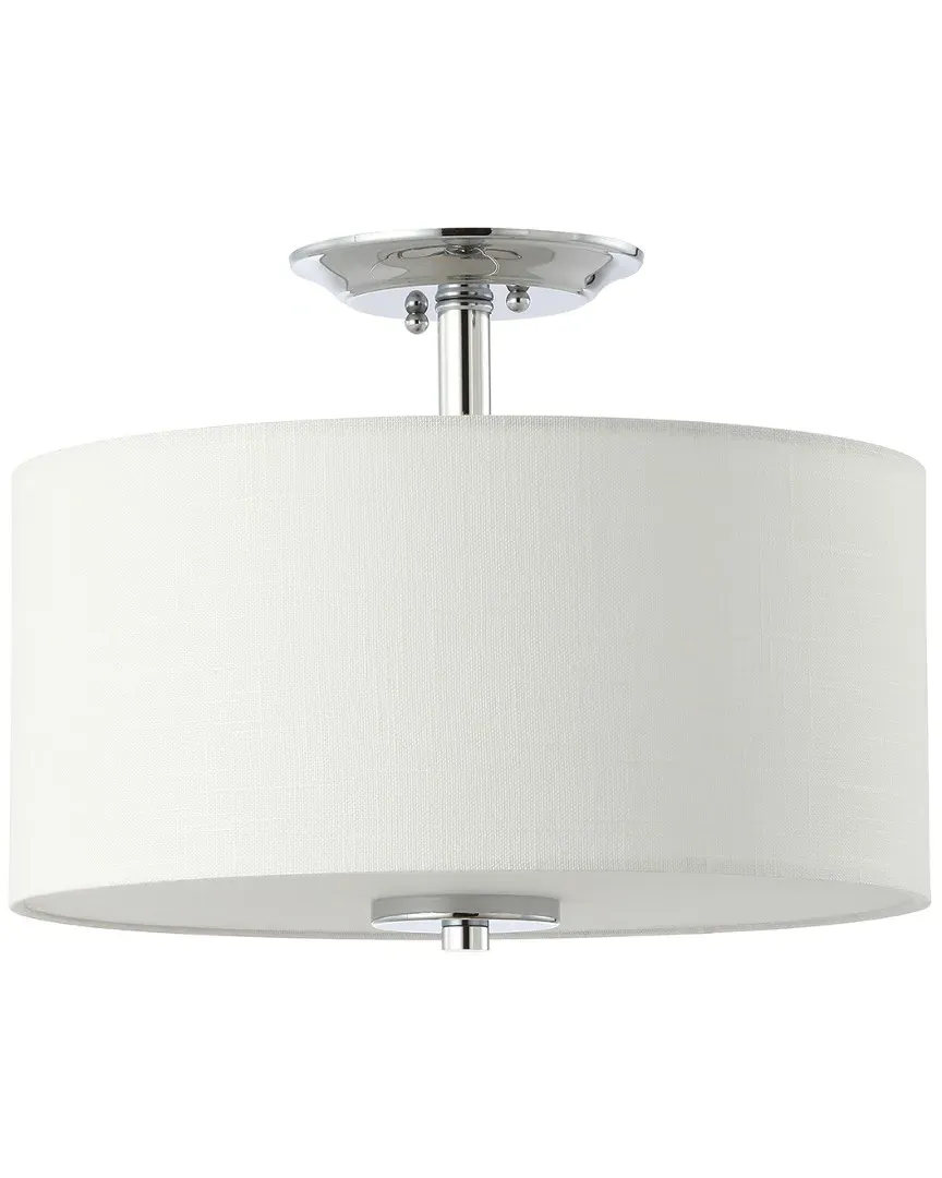 Marc 15in LED Semi-Flush Mount - Chrome, Metal image
