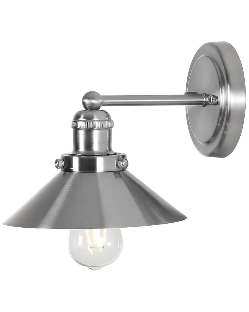 Metal Cone Shade Wall Sconce - Nickel image