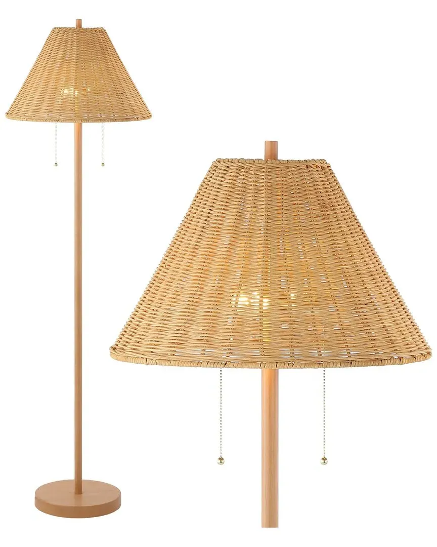 Nando Floor Lamp - Brown, Wood image