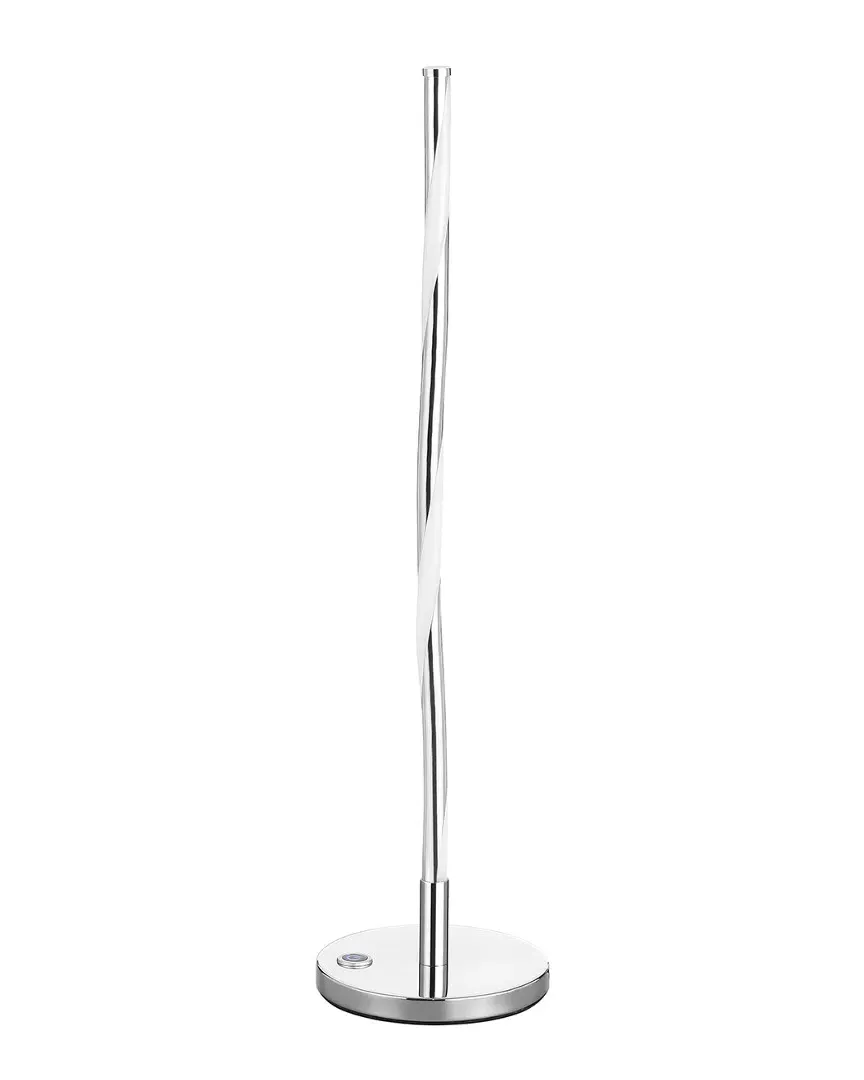Nile 23.5in LED Integrated Table Lamp - Chrome image