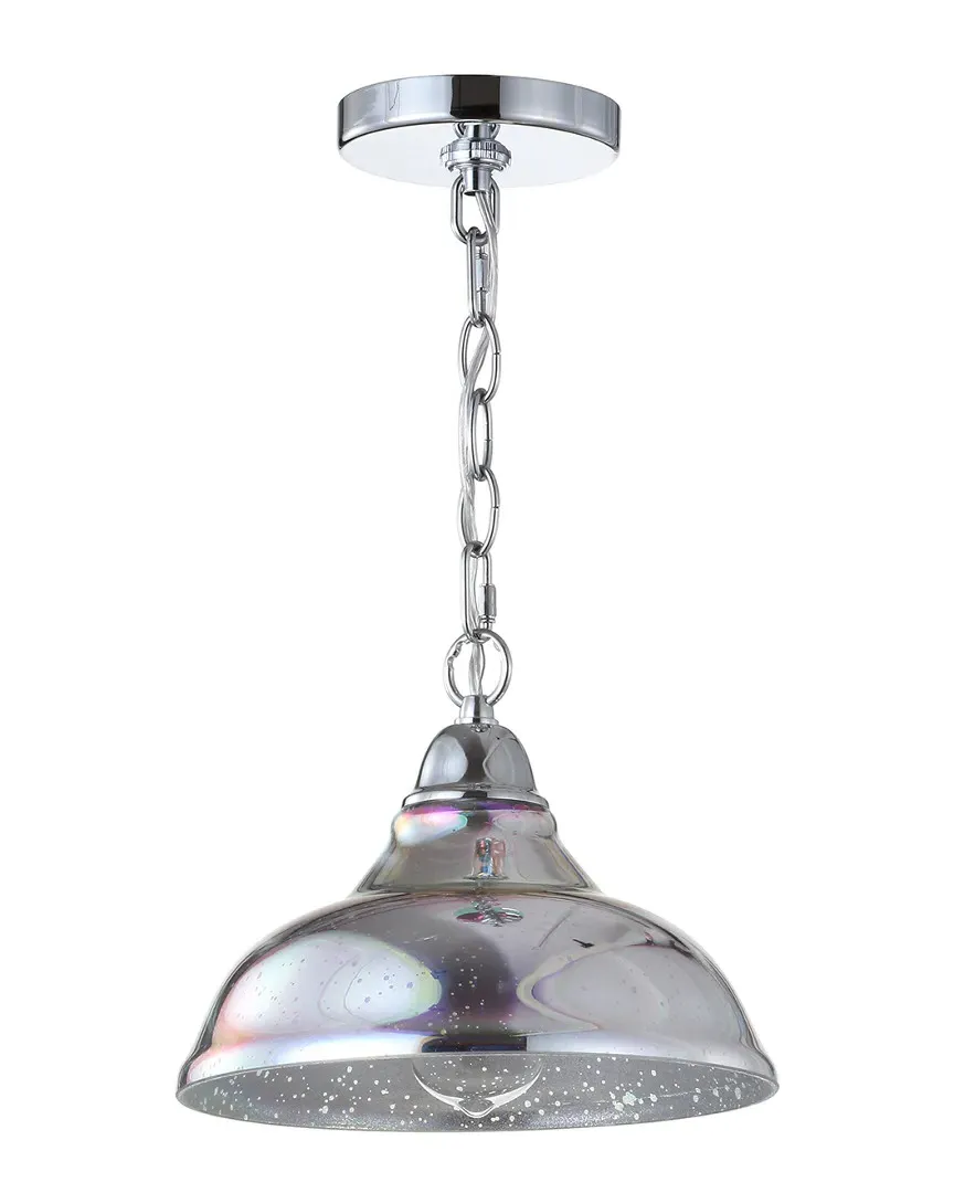 Nira Adjustable 3D Color Burst Glass Pendant - Chrome image