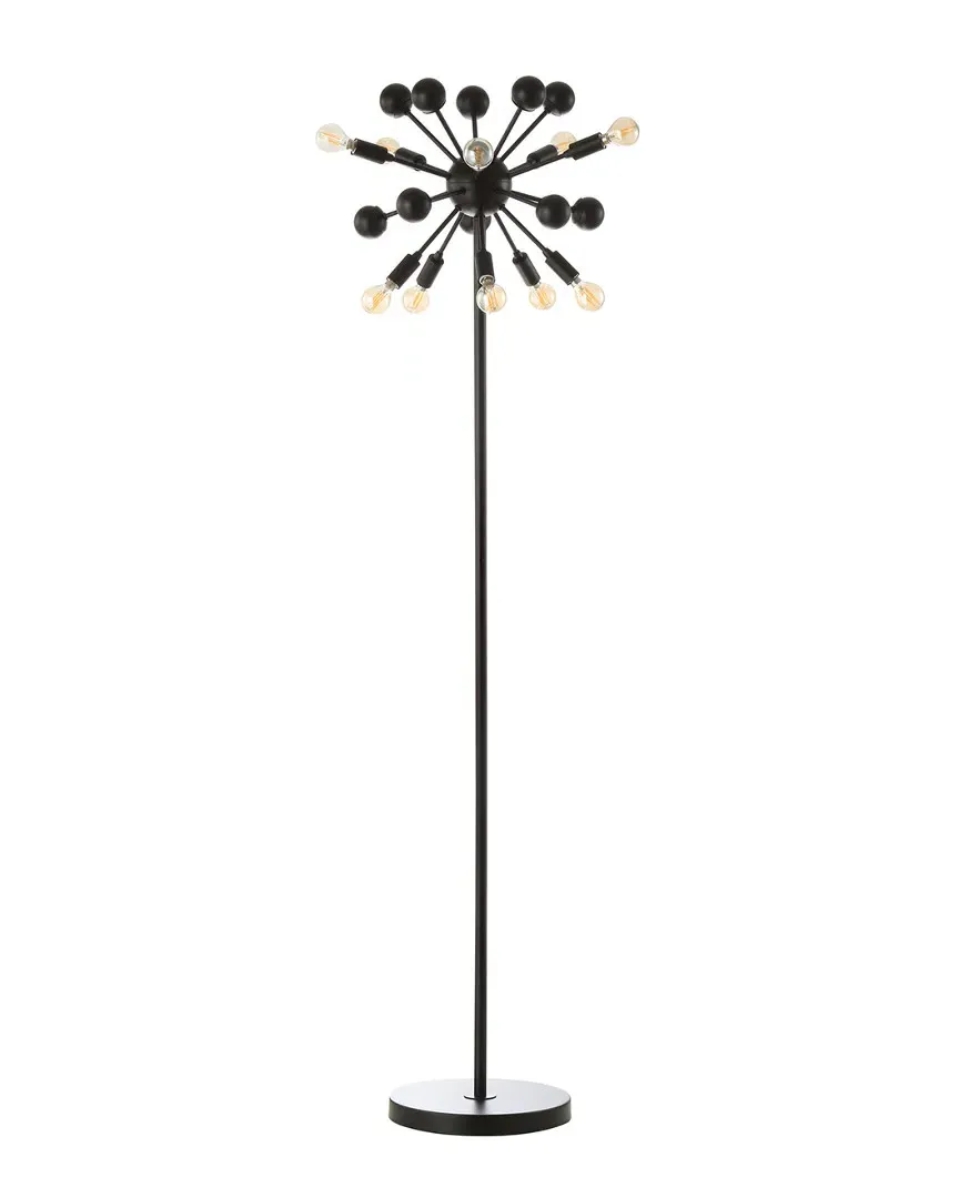 Orbit 10-Light Sputnik LED Floor Lamp - Black