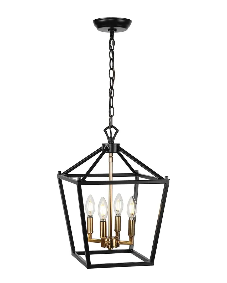 Pagoda 12 Lantern Metal LED Pendant - Oil Rubbed Bronze image