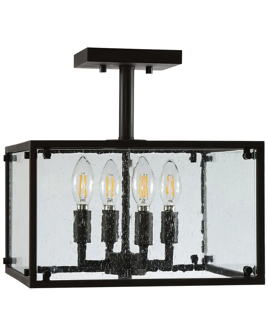 Paysan 4-Light Flush Mount - Oil Rubbed Bronze, Iron