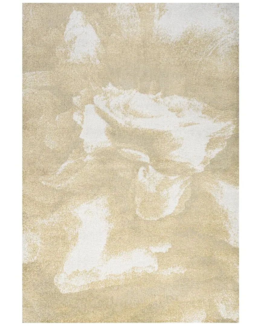 Petalo Abstract Rug - Gold, Polypropylene