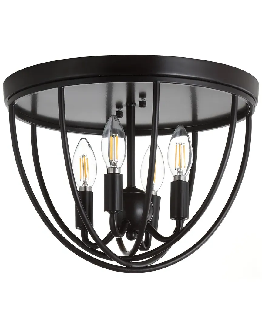 Peter 13.75in Metal LED Flush Mount - Oil Rubbed Bronze image