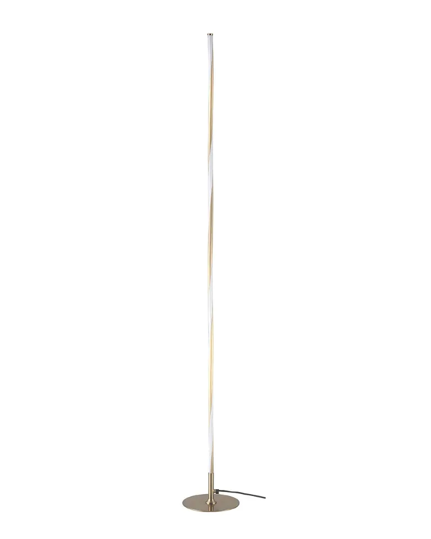 Pilar 63.75in LED Integrated Floor Lamp - Gold