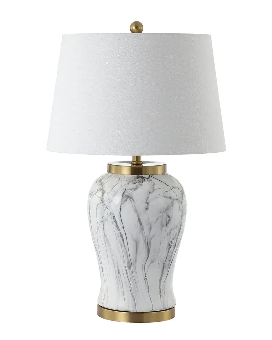 Prague Table Lamp - White, Ceramic