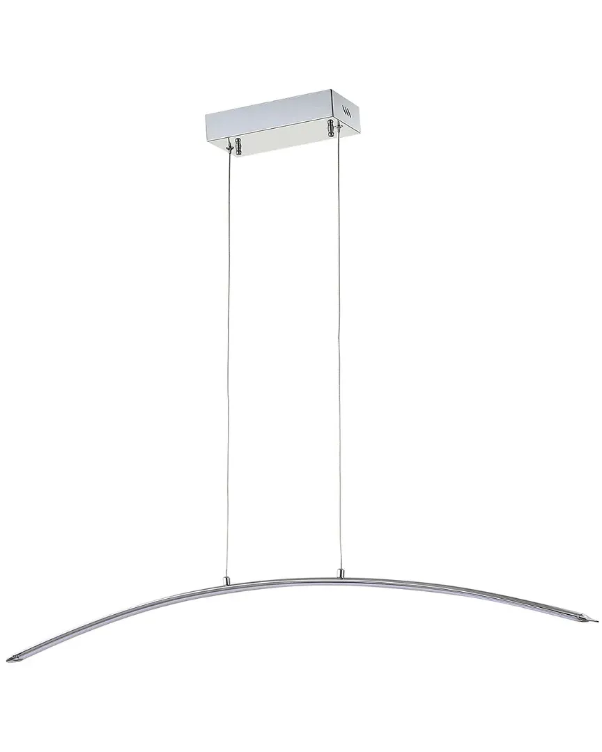 Roxanna Linear LED Metal Pendant - Chrome