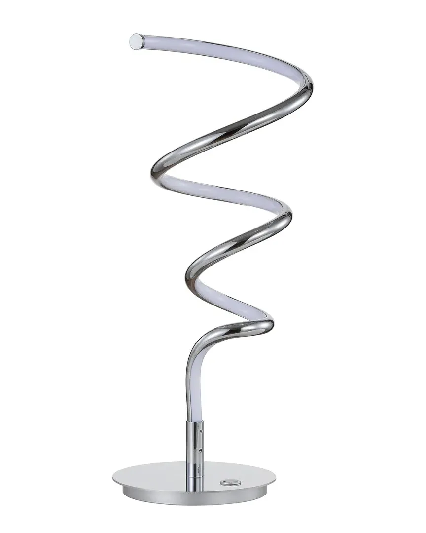 Scribble 19.75in Table Lamp with Integrated LED - Chrome image