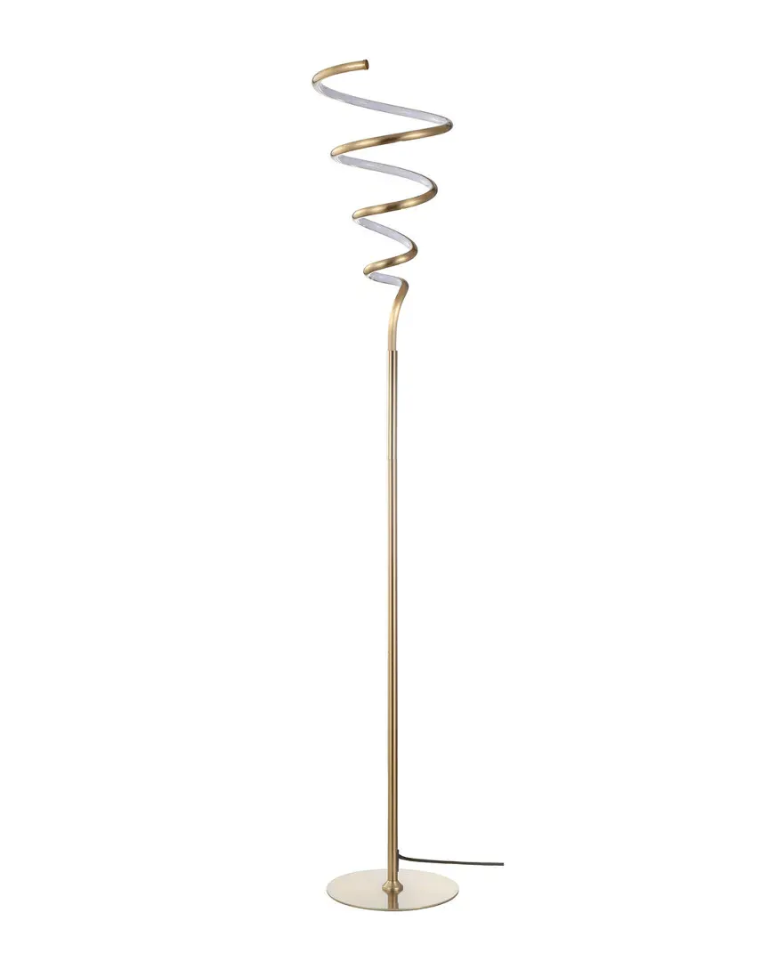 Scribble 60.5in Floor Lamp with Integrated LED - Gold