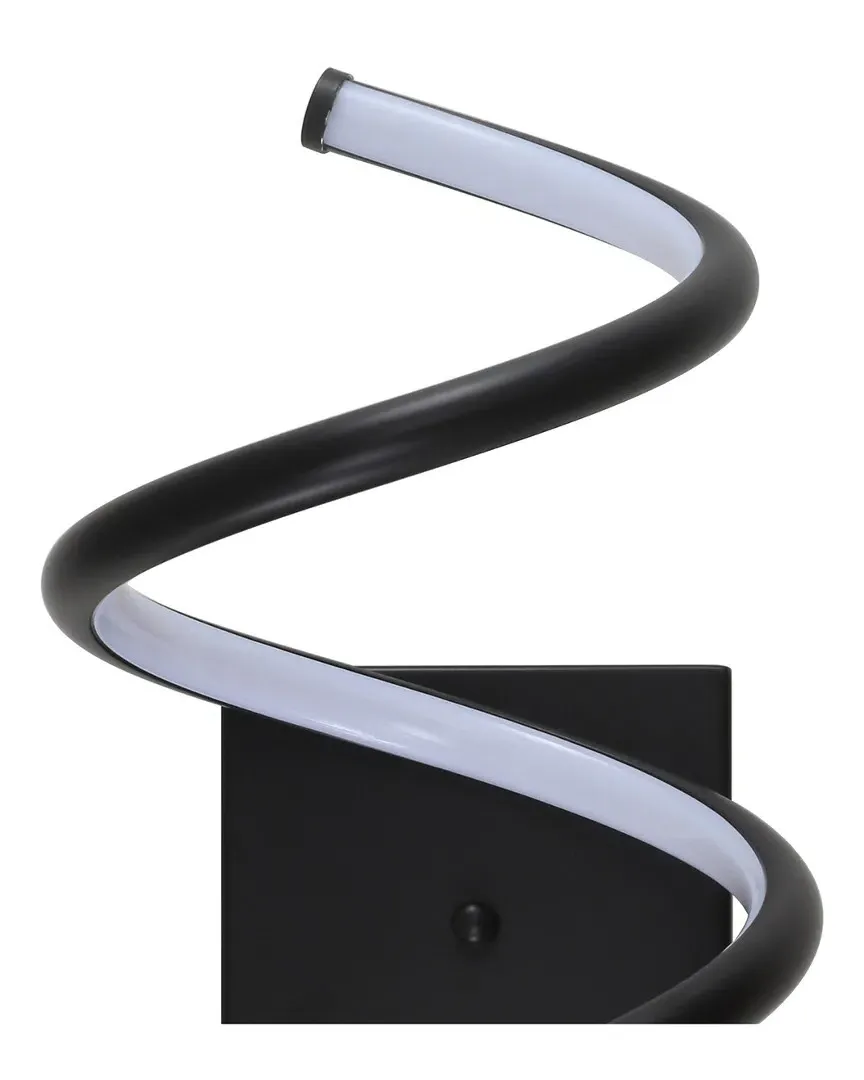 Scribble 7in Integrated LED Vanity Light Sconce - Black image