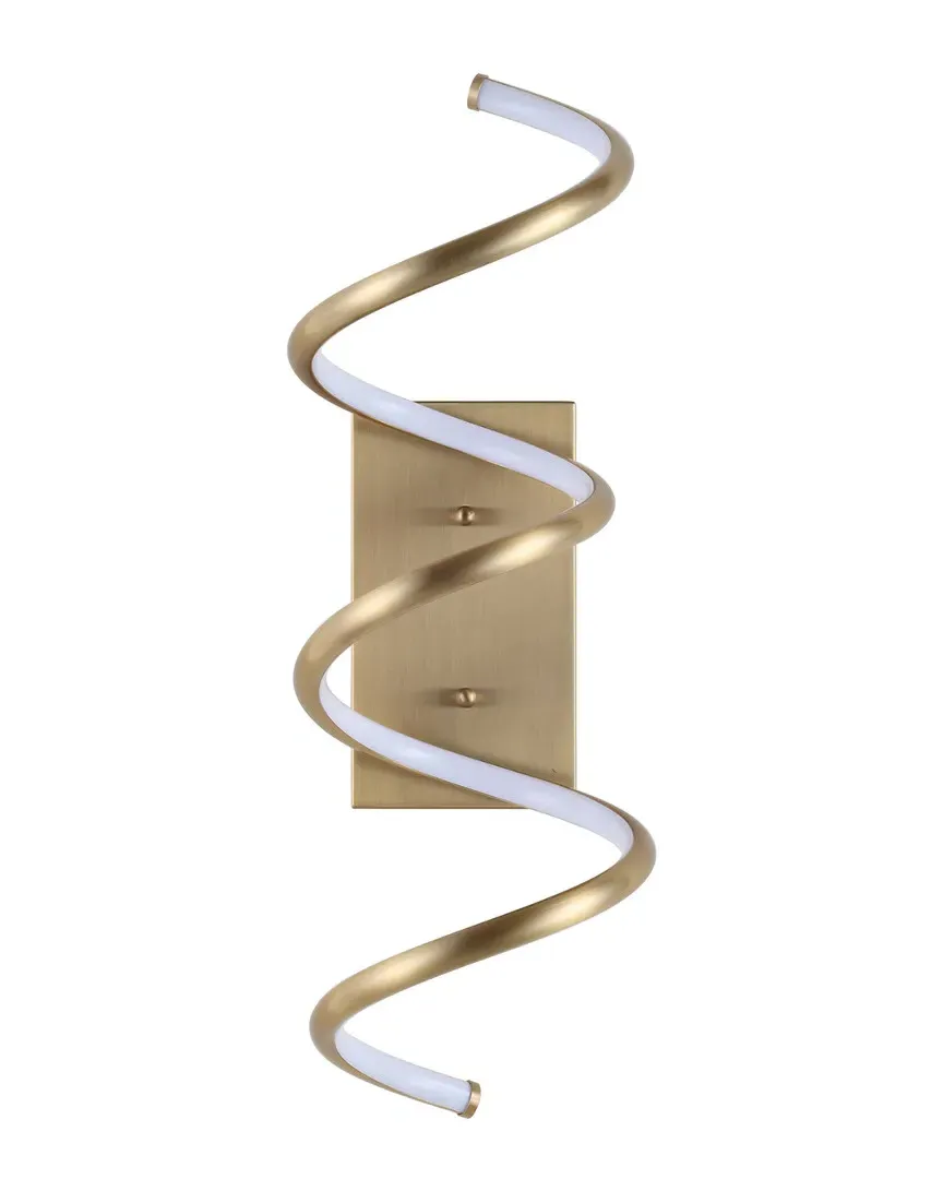 Scribble 7in Integrated LED Vanity Light Sconce - Gold