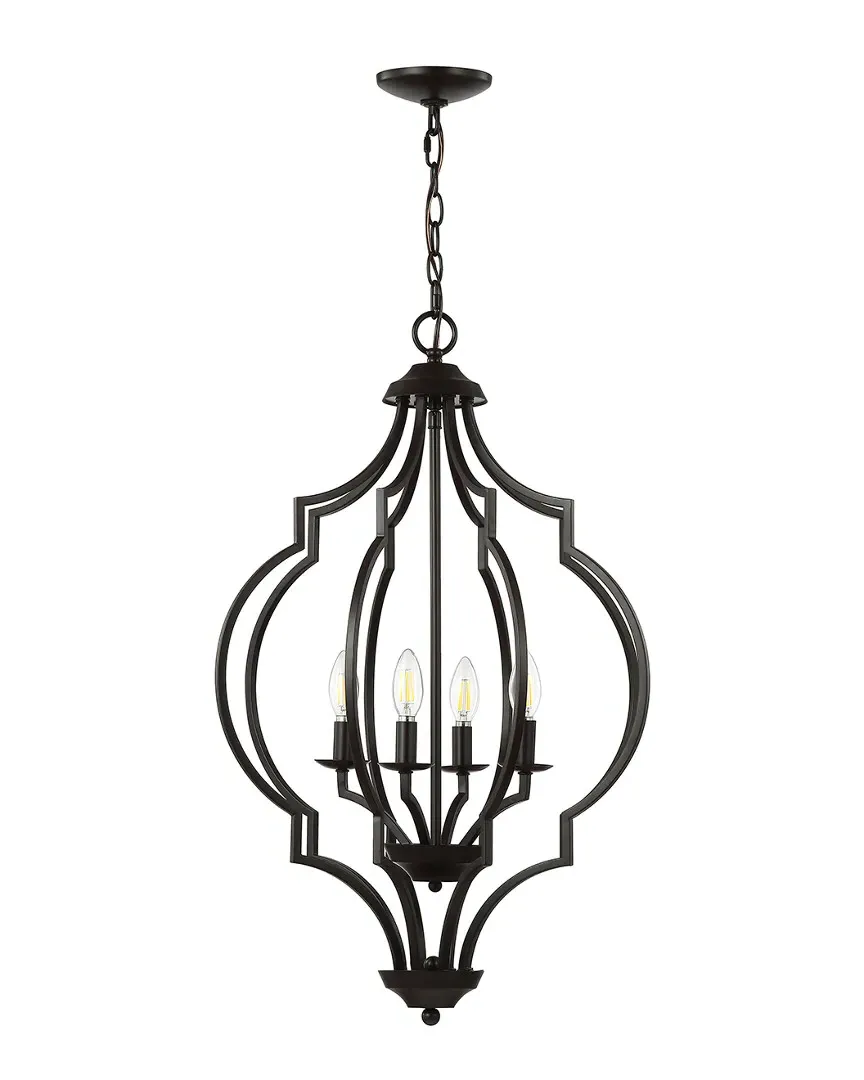 Selema 4-Light Ogee Lantern Pendant - Oil Rubbed Bronze