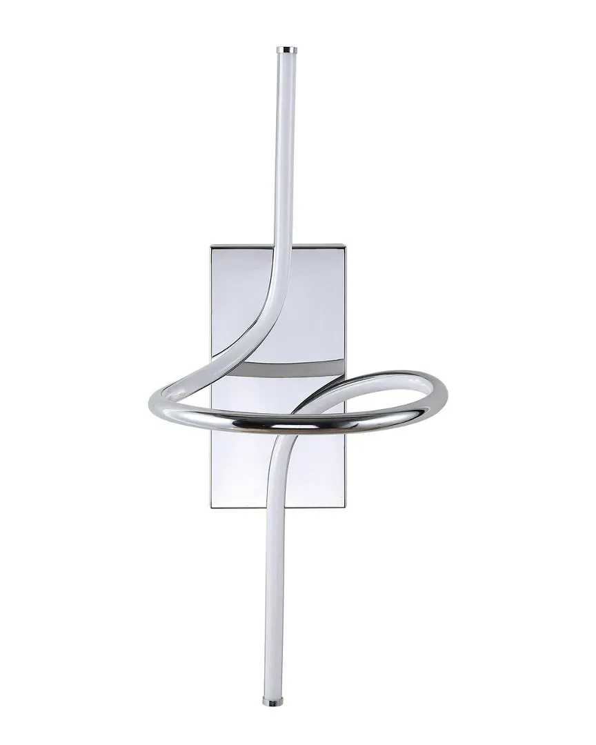 Sketch 9in LED Vanity Light Sconce - Chrome