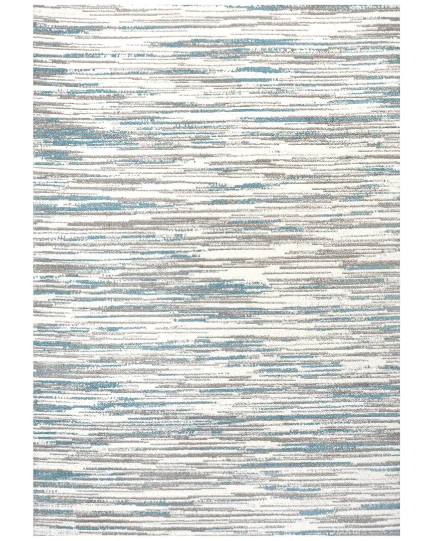 Speer Abstract Linear Stripe Rug - Gray, Polypropylene image