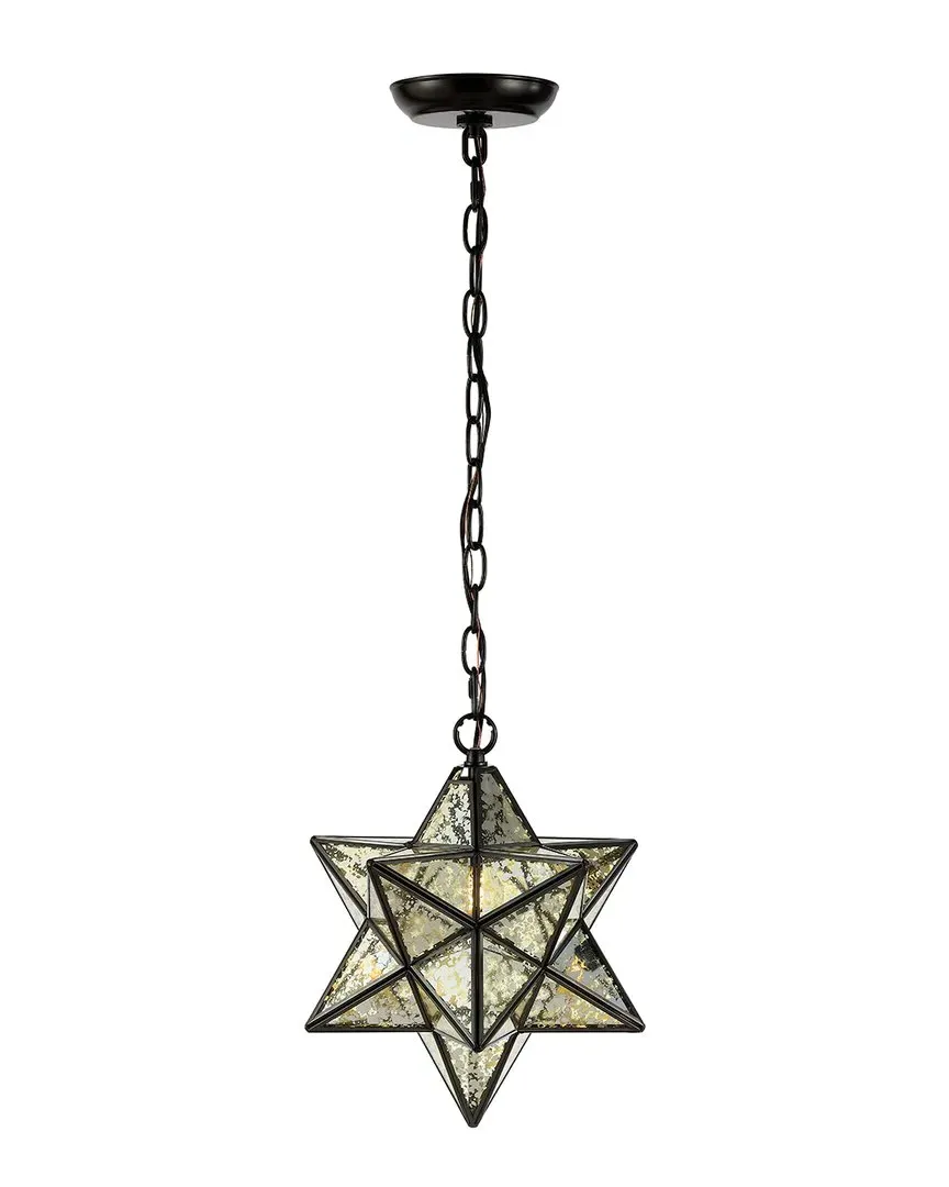 Stella 12 Moravian Star Pendant - Oil Rubbed Bronze, Metal