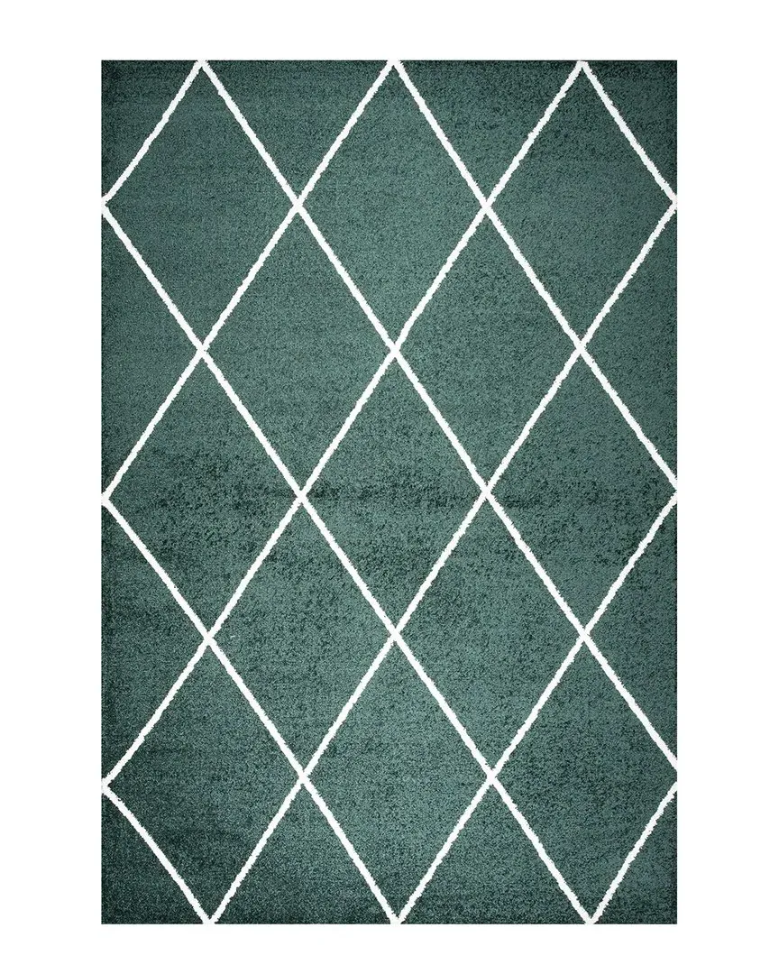 Supersoft Cole Rug - Green, Polypropylene