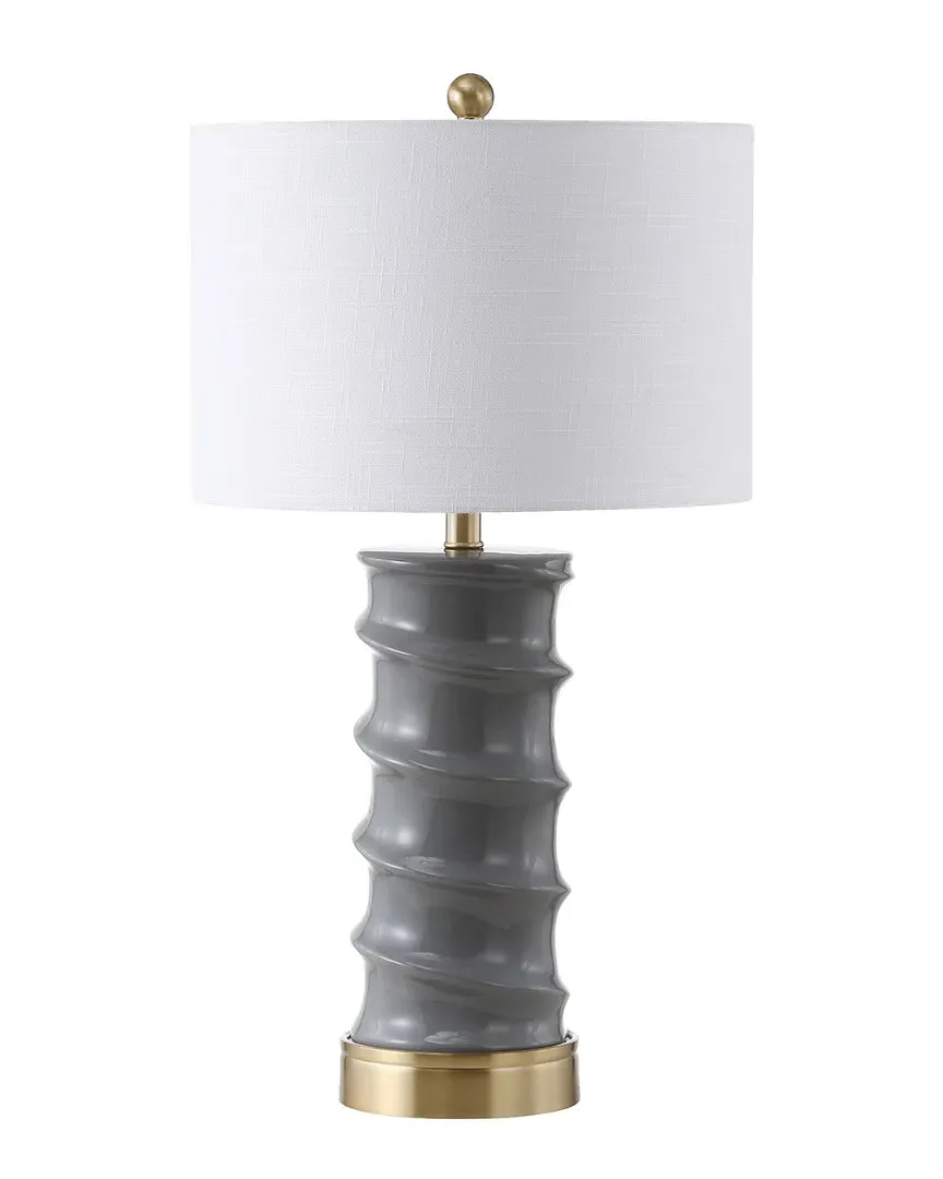 Taipei 28in Table Lamp - Grey, Ceramic image