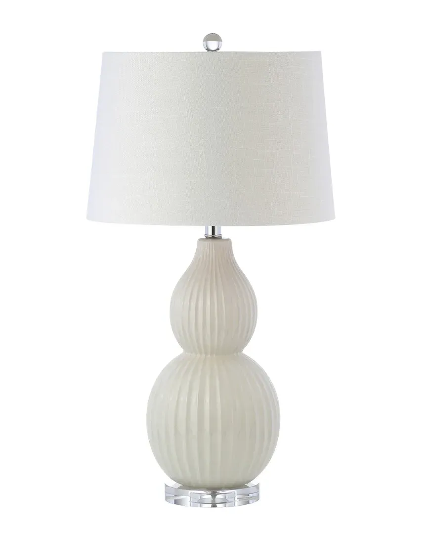 Thatcher Double Gourd Table Lamp - Cream, Ceramic image