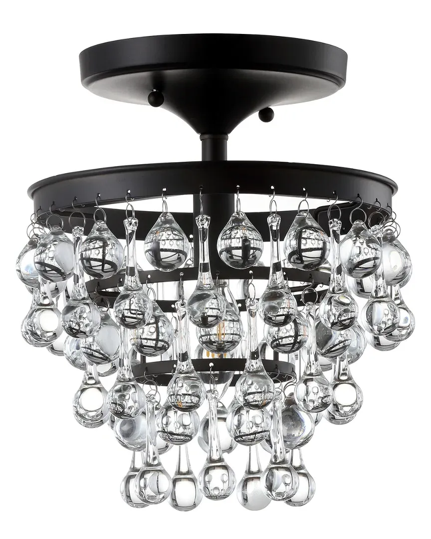 Toronto 1-Light Flush Mount - Bronze, Metal image