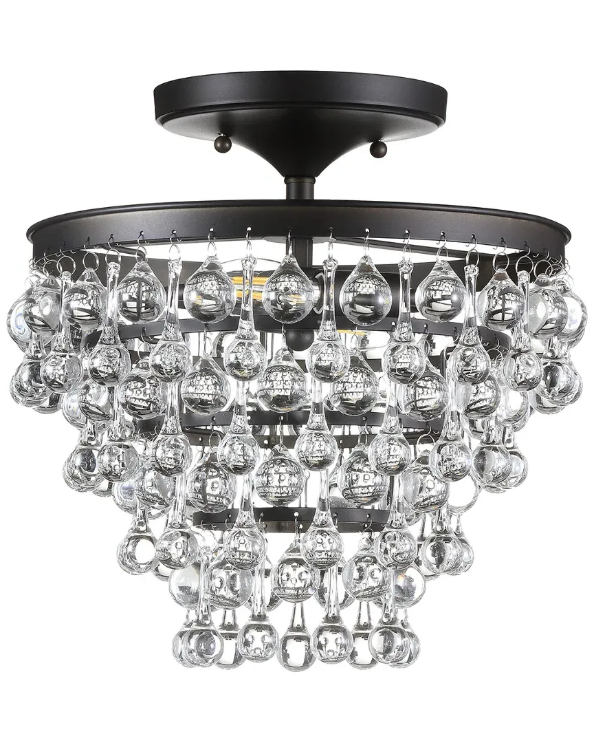 Toronto 2-Light Flush Mount - Bronze, Metal