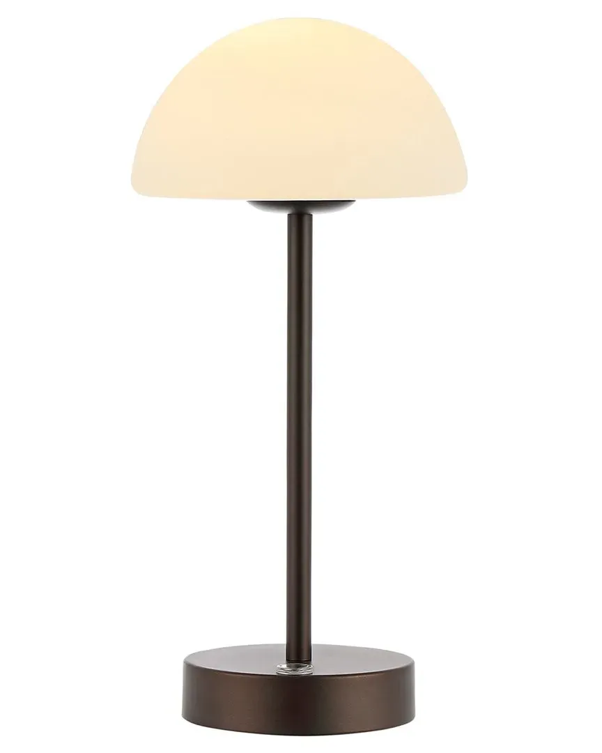 Xavier 12In Rechargeable LED Table Lamp - Bronze, Iron