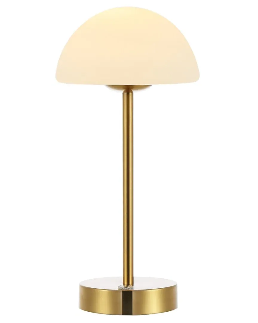Xavier 12In Rechargeable LED Table Lamp - Gold, Iron