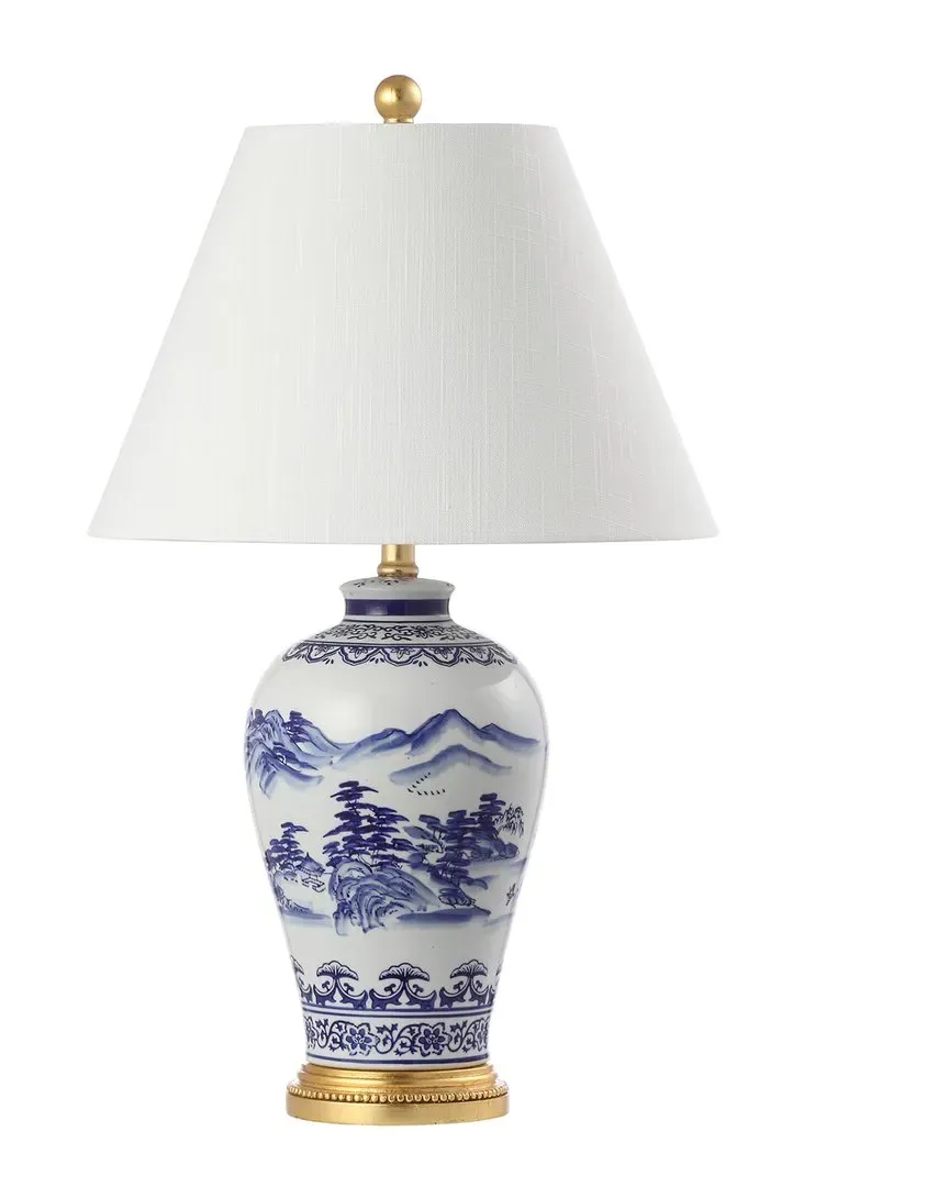 Zhou Ceramic Table Lamp - Blue, Ceramic image