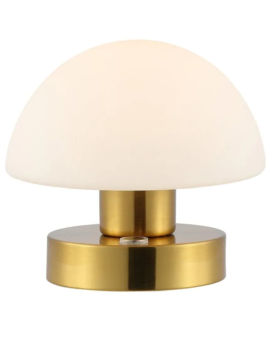 Zoe Rechargeable LED Table Lamp - Gold, Iron