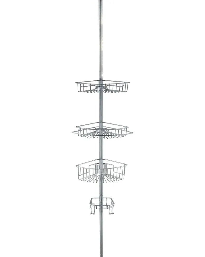 4-Tier Shower Caddy Corner Organizer - Grey
