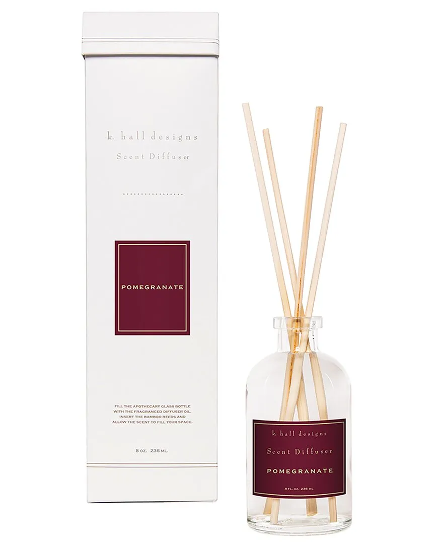 K. Hall Designs Pomegranate Diffuser Kit - Clear image