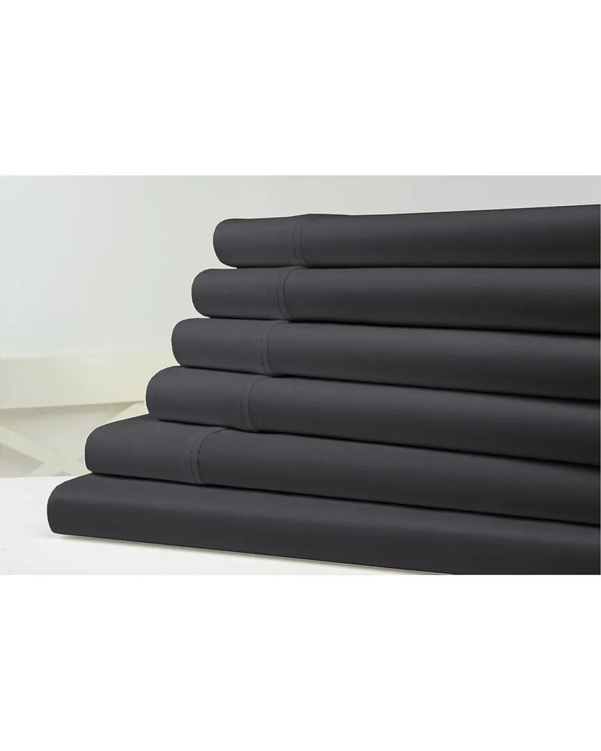 1200tc Cotton Rich Sheet Set - Charcoal image