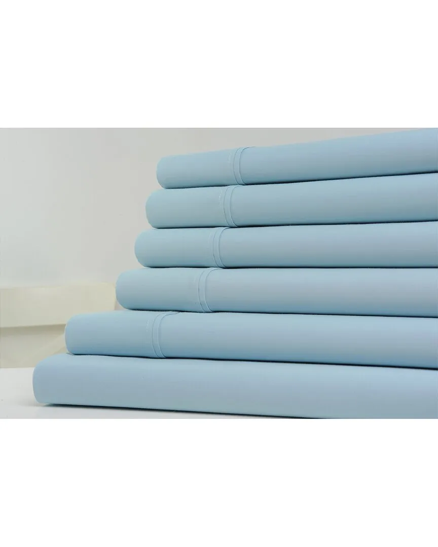 1200tc Cotton Rich Sheet Set - Sky Blue