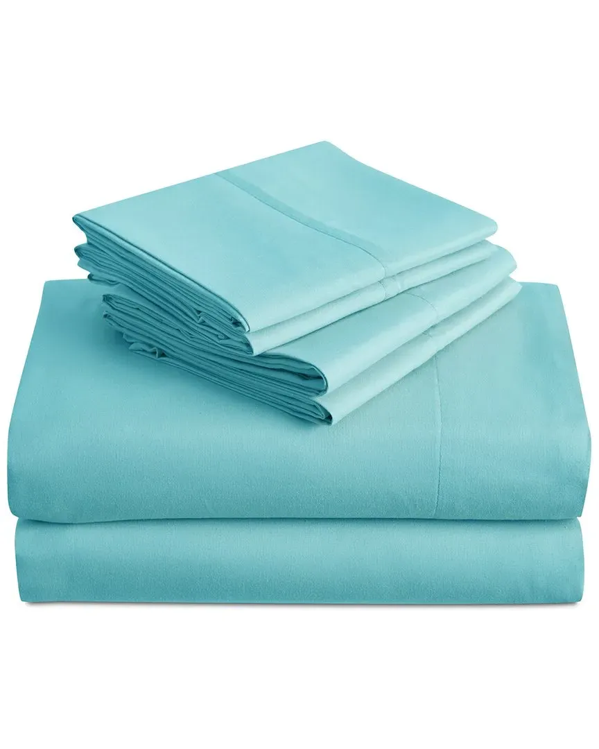 2000tc Cotton Sheet Set - Aqua