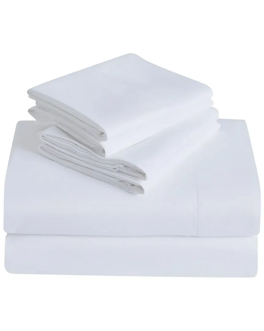 2000tc Cotton Sheet Set - White
