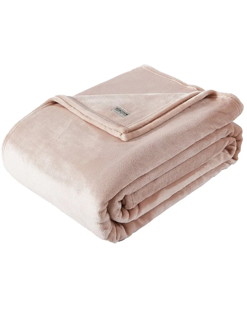 Full Queen Plush Fleece Blanket - Rose, Polyester