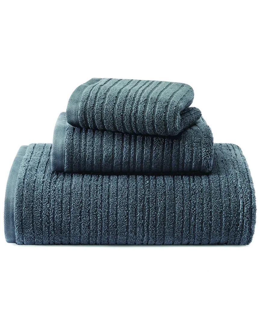 Brooks 3-Piece Towel Set - Charcoal, Cotton image