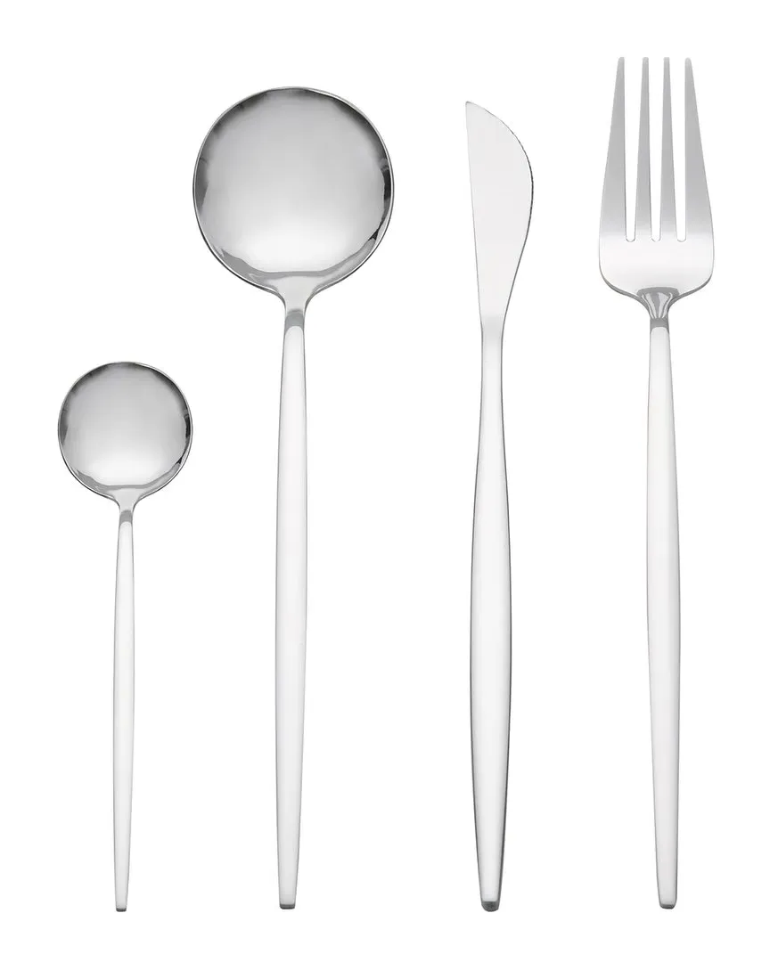 Meraki 24-Piece Flatware Set - Mirror, Stainless Steel image