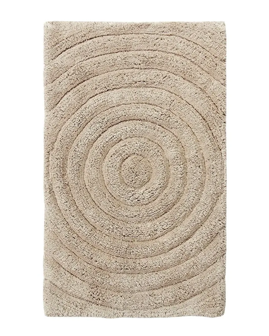 Echo Circle Bath Rug - Stone, Cotton