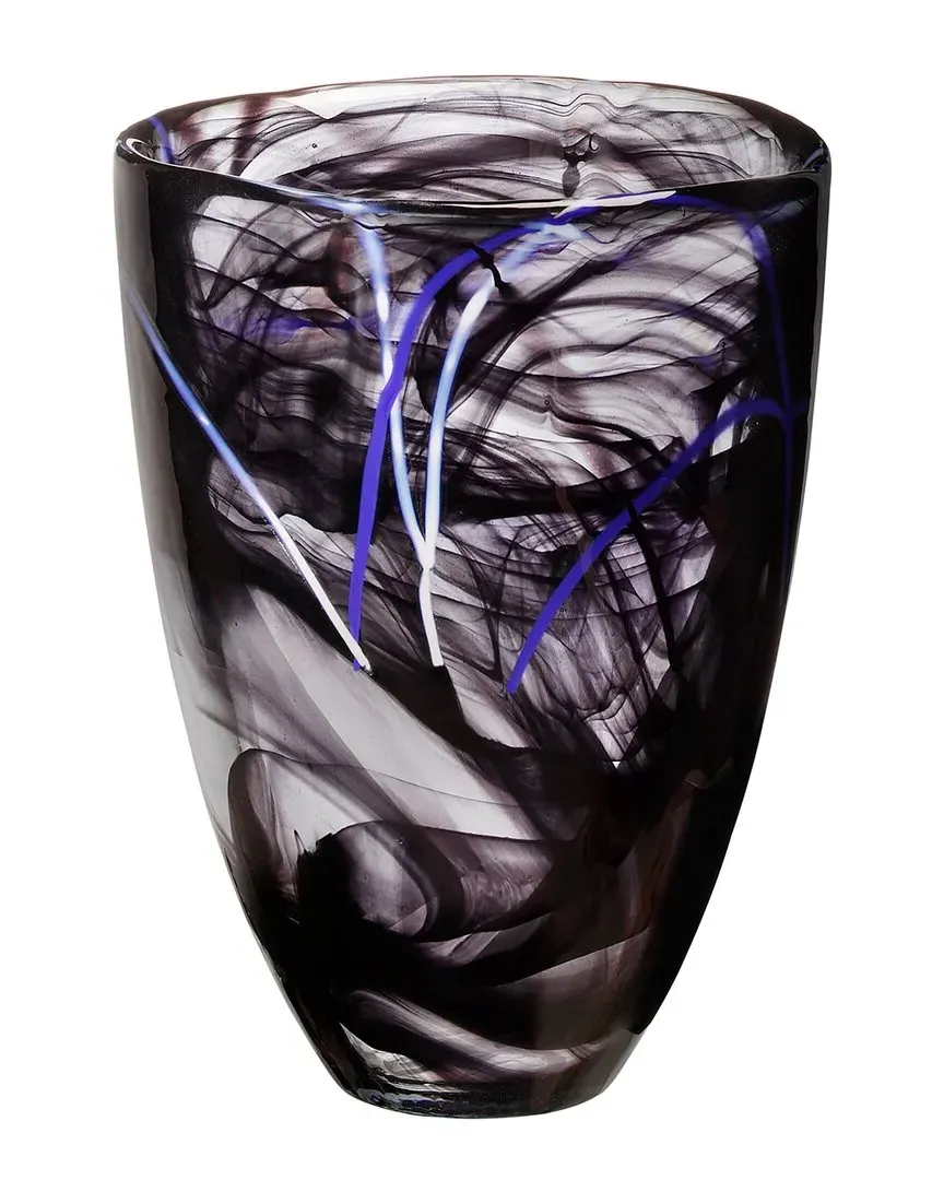 Contrast Vase - Black, Glass image