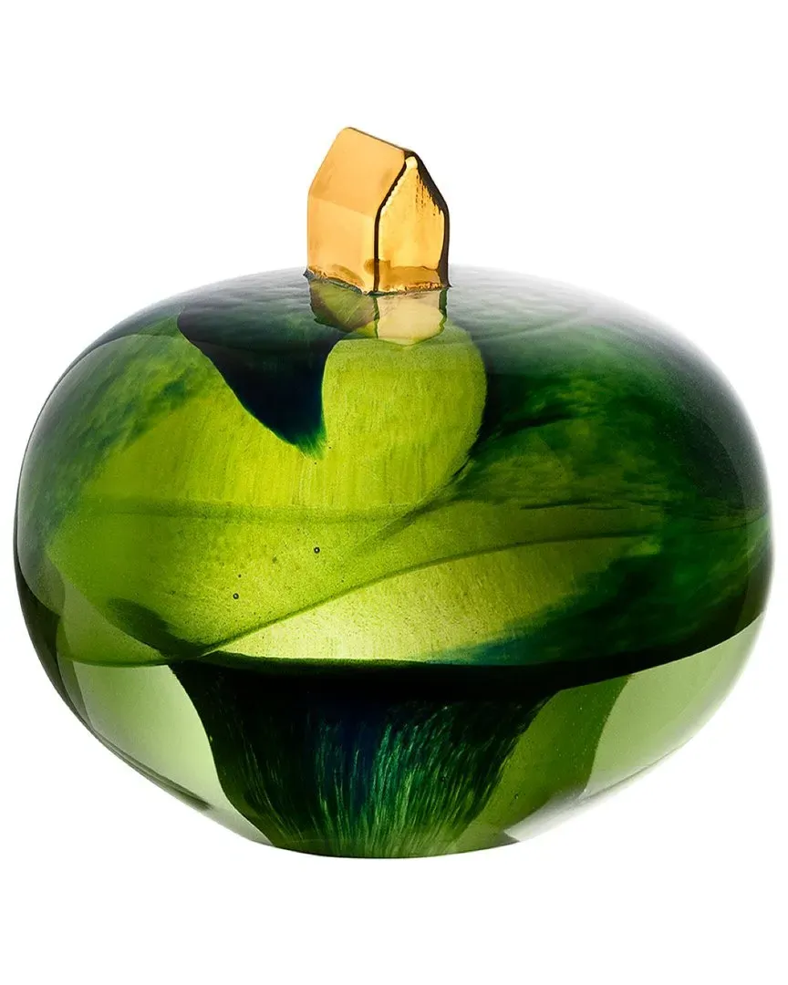 Earth Home Glass Art Object - Clear image